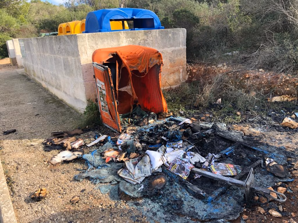 Vandalismo en Sant Lluís