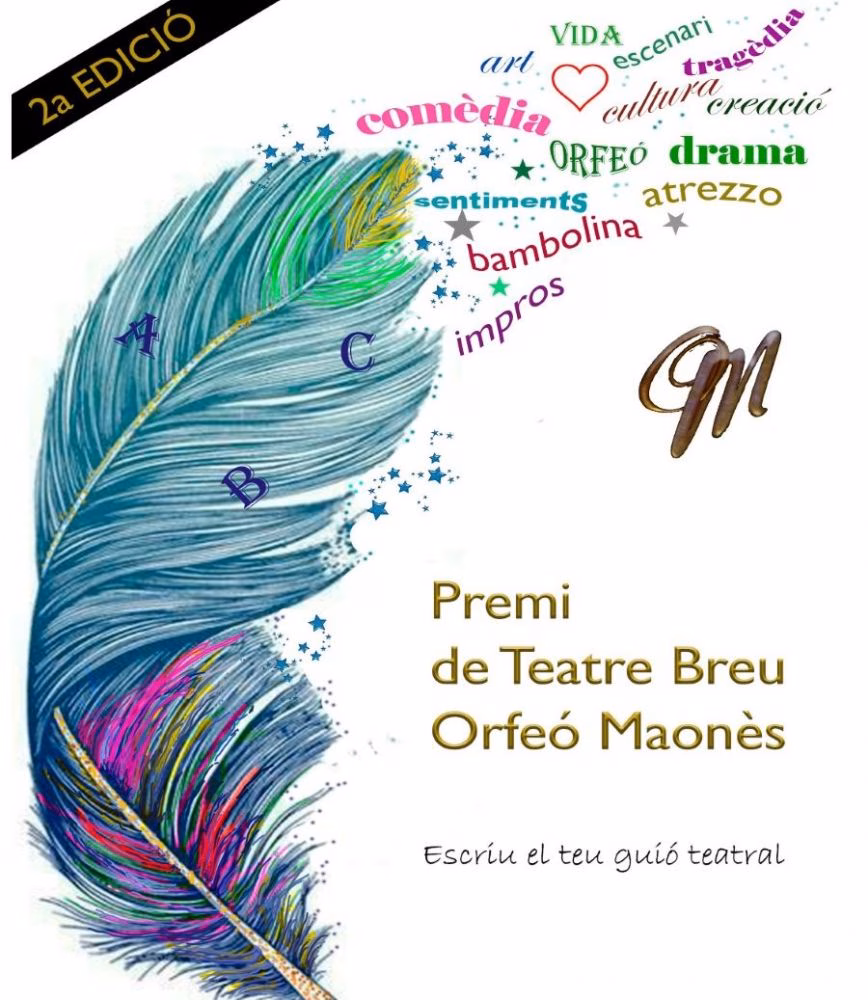 El Orfeón Maonés convoca el Premi de Teatre Breu