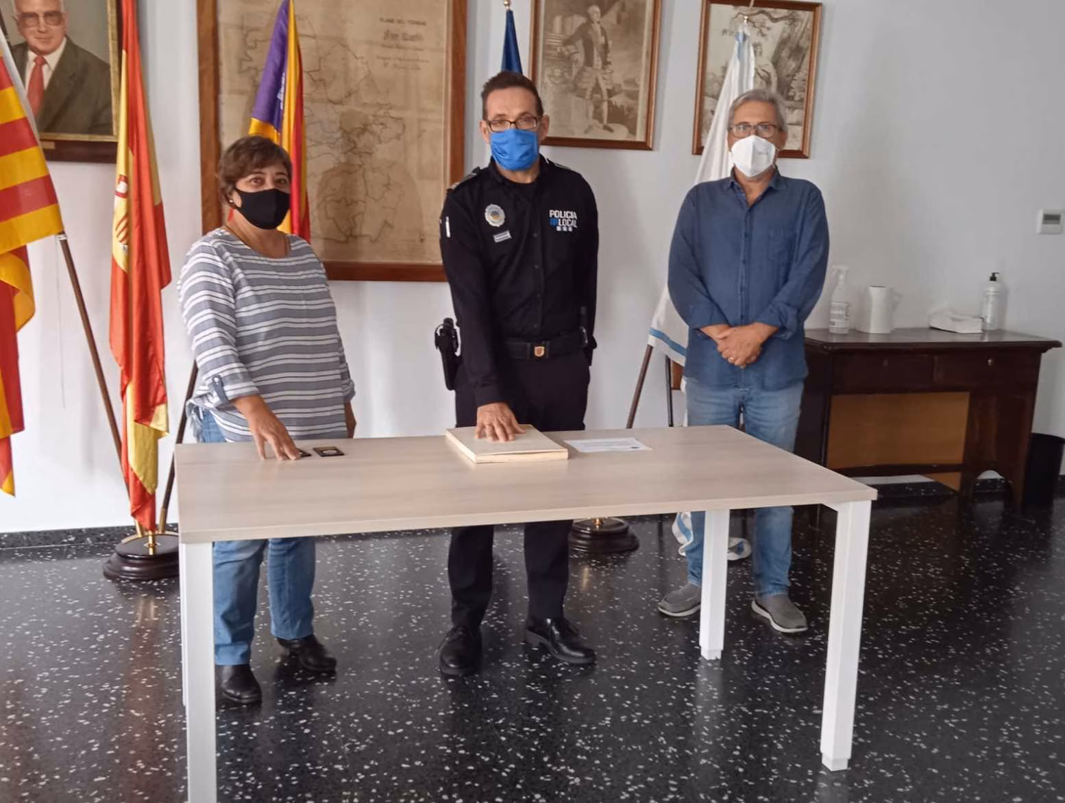(La foto) Nuevo jefe en la Policía Local de Sant Lluís