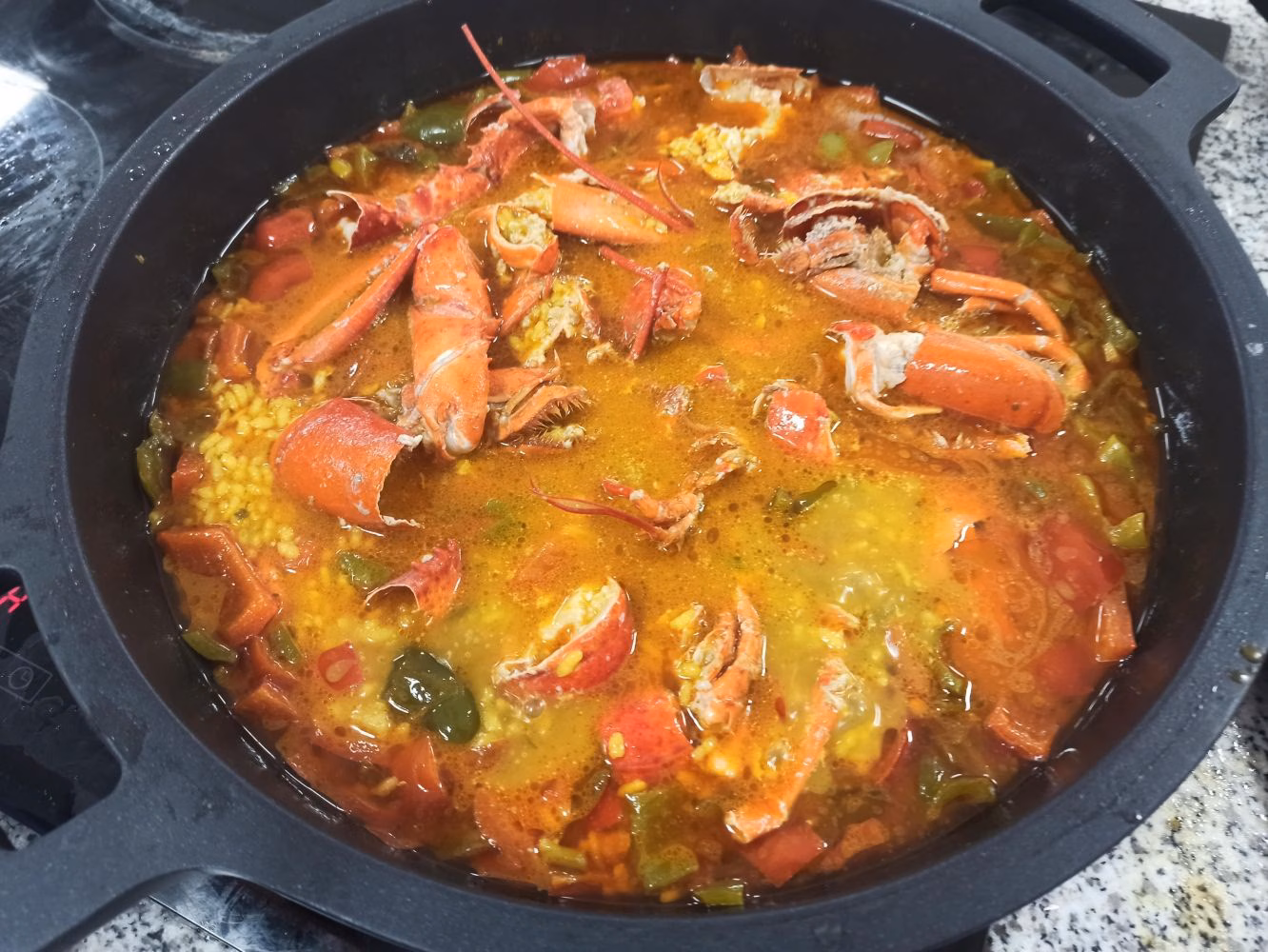 Arroz caldoso con bogavante