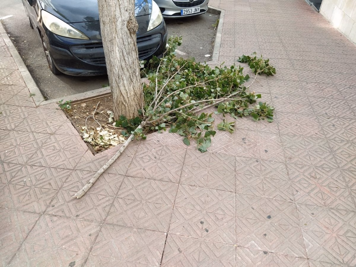 El viento ya supera los 60 km/h en Menorca y las olas alcanzan casi 4 metros de altura