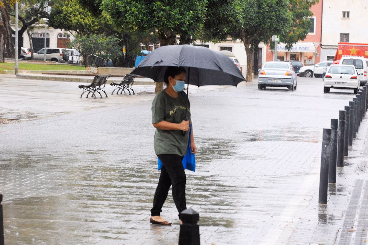 Alerta amarilla por tormentas en Menorca