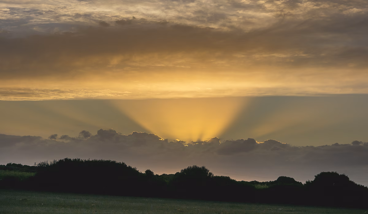 (La foto) La magia del final del día