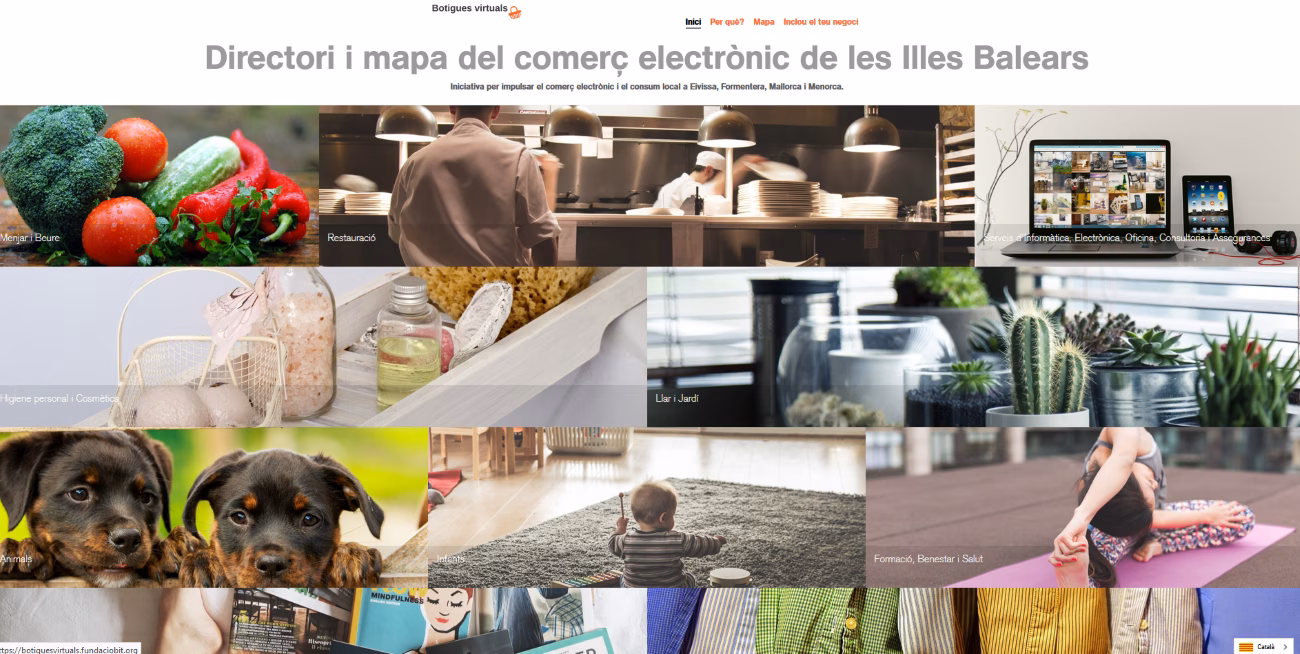 El portal balear "Botigues virtuals" agrupa a 174 negocios de Menorca