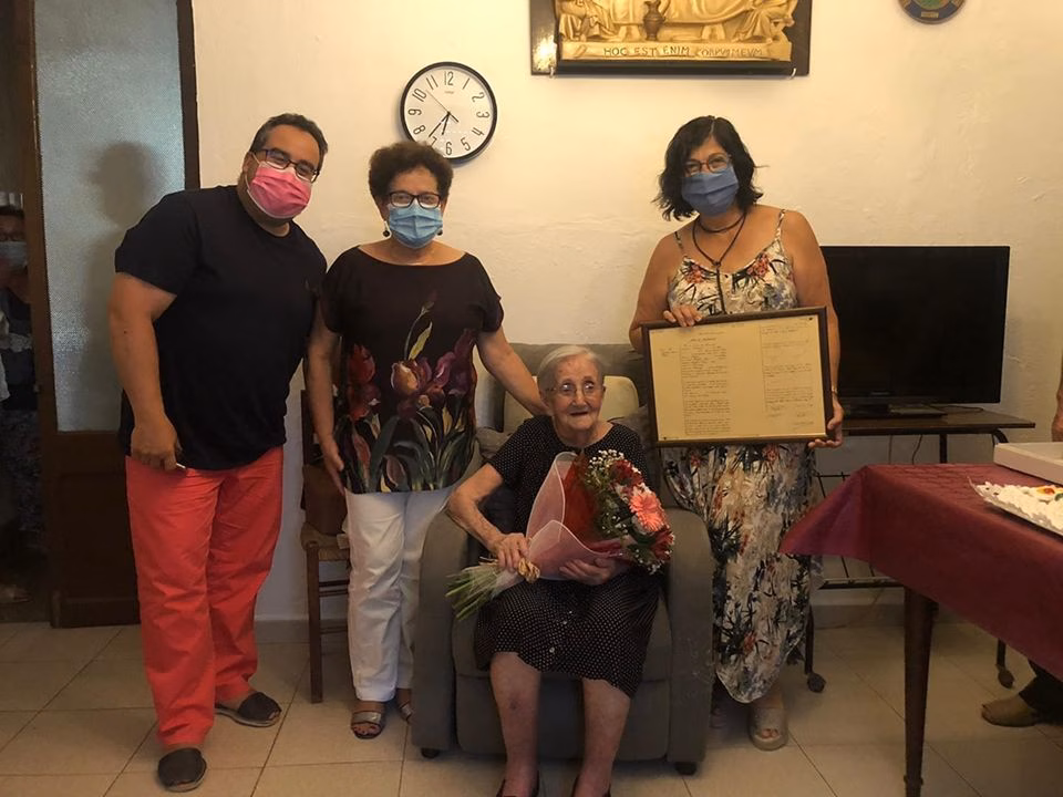 Juana Janer cumple 100 años