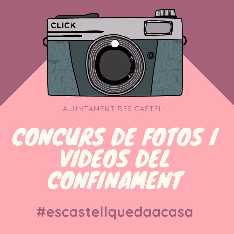 "Es Castell queda a casa" un concurso para amenizar el confinamiento