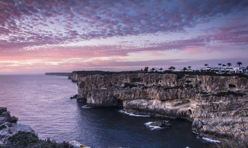 (La foto) Atardecer en Menorca