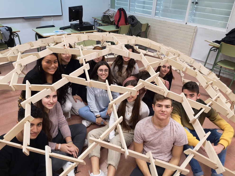 (Galería de fotos) Arte, historia y geometría en el IES Biel Martí