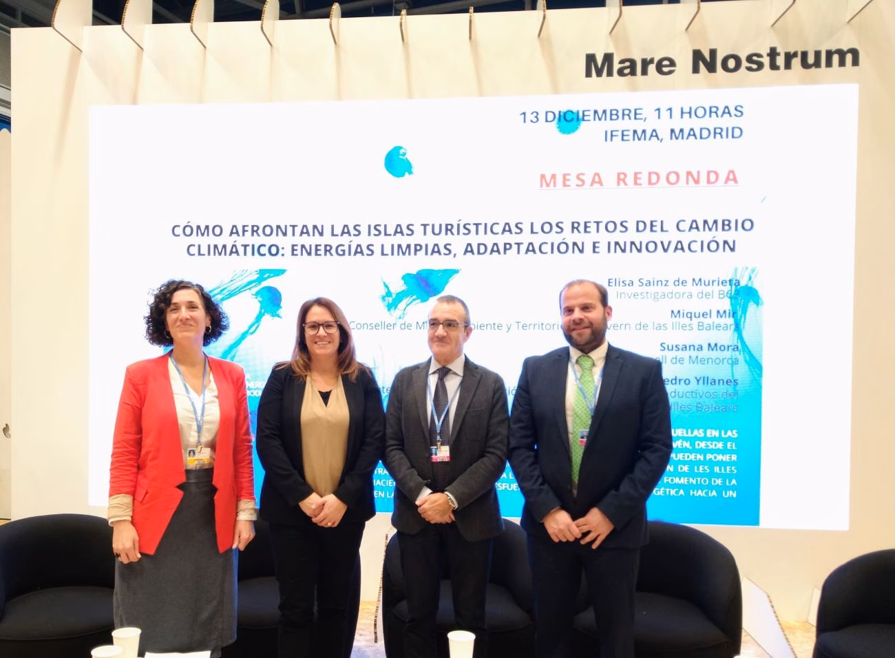 Menorca se presenta como isla turística sostenible en la Cumbre del Clima