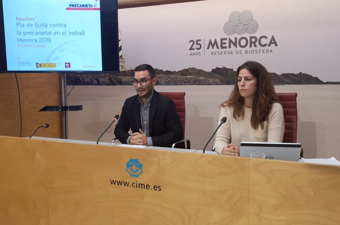 443 personas han mejorado sus condiciones laborales en Menorca este verano