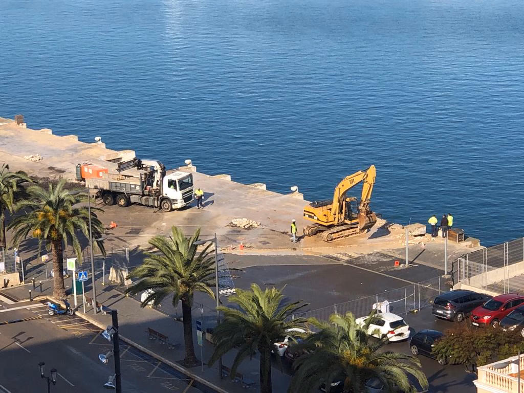 Empieza la renovación del muelle de cruceros