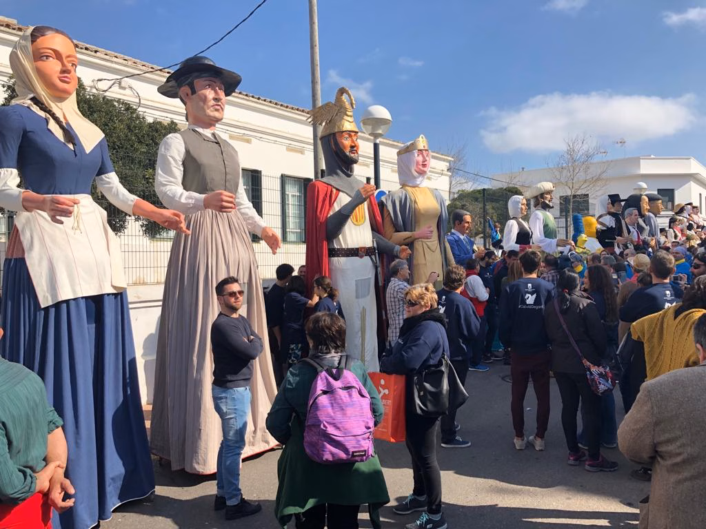 Lluís y Maria, "gegants" de Sant Lluís, ofrecerán el Pregón Infantil de las fiestas