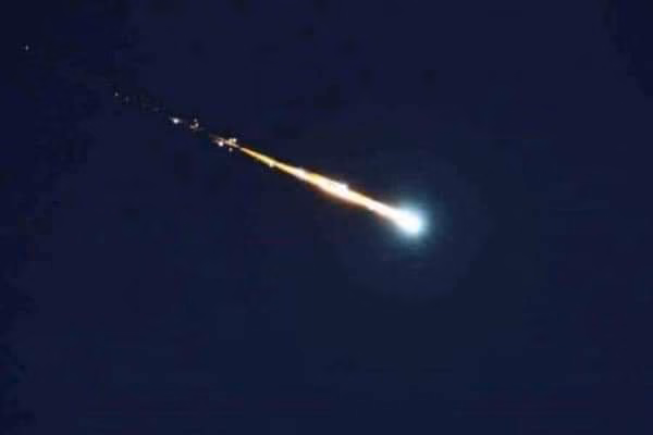 Avistan un meteorito desde diferentes puntos de Menorca