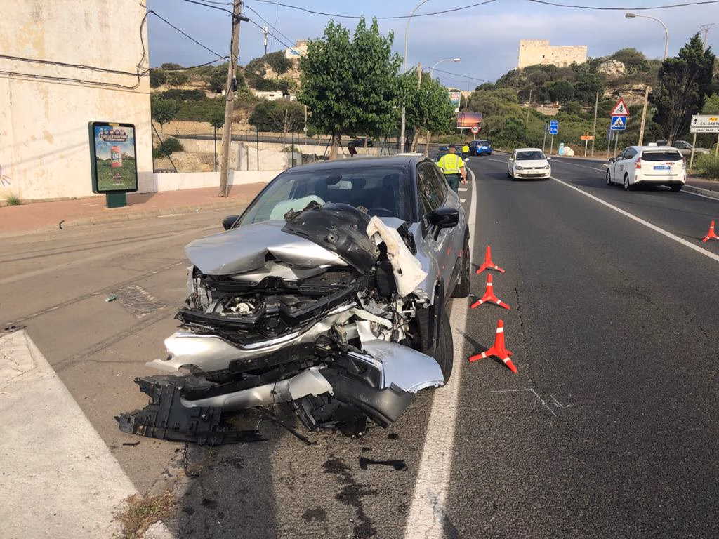 La conductora causante del accidente ya había provocado otro en Maó