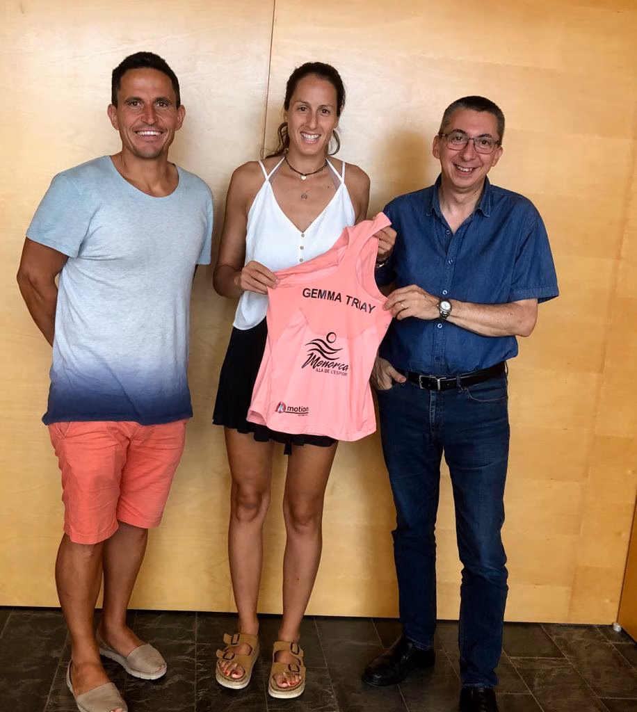 (La Foto) Gemma Triay, embajadora de "Menorca illa de l'esport"