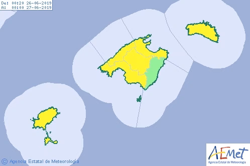 Se prevén temperaturas de 33 grados en la zona de poniente de Menorca