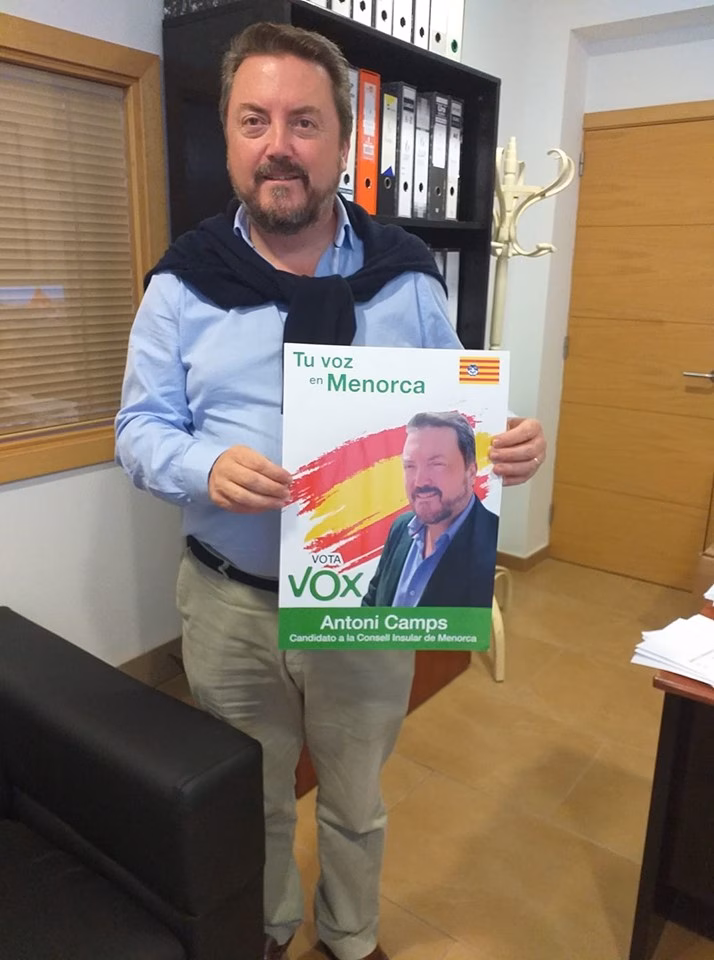 Toni Camps: "Los resultados no han sido buenos para Vox en Menorca"