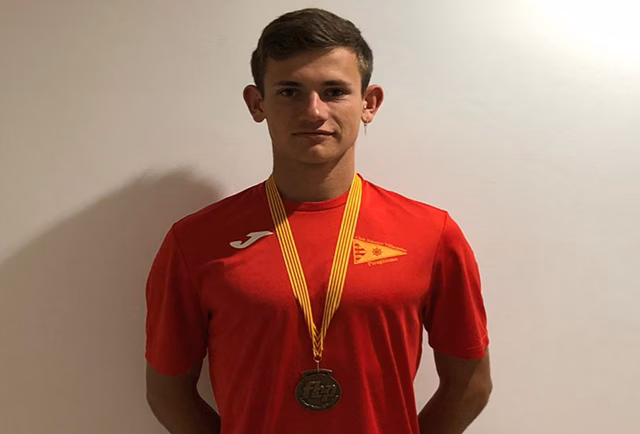 David Sánchez, campeón de Balears de piragüismo de fondo