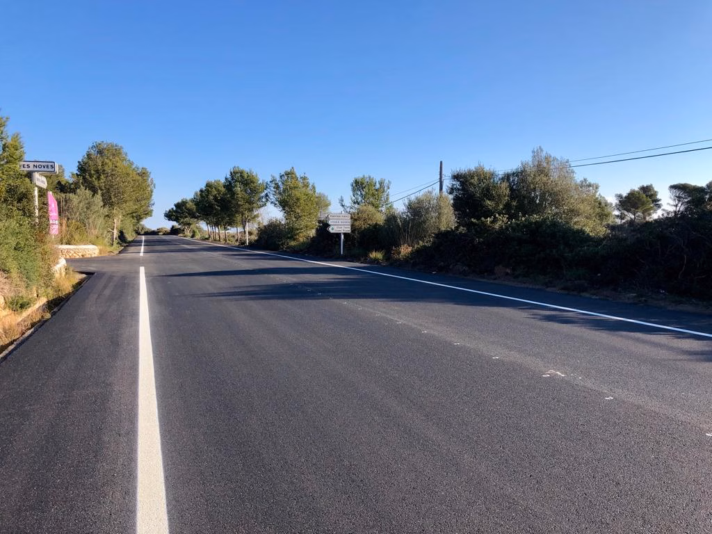 Mejoras en el vial de acceso a Arenal d'en Castell