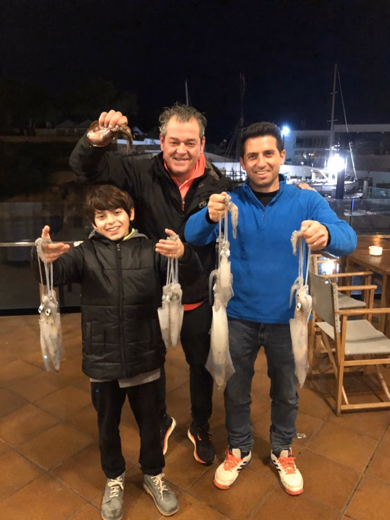 Ciutadella, a la pesca del calamar