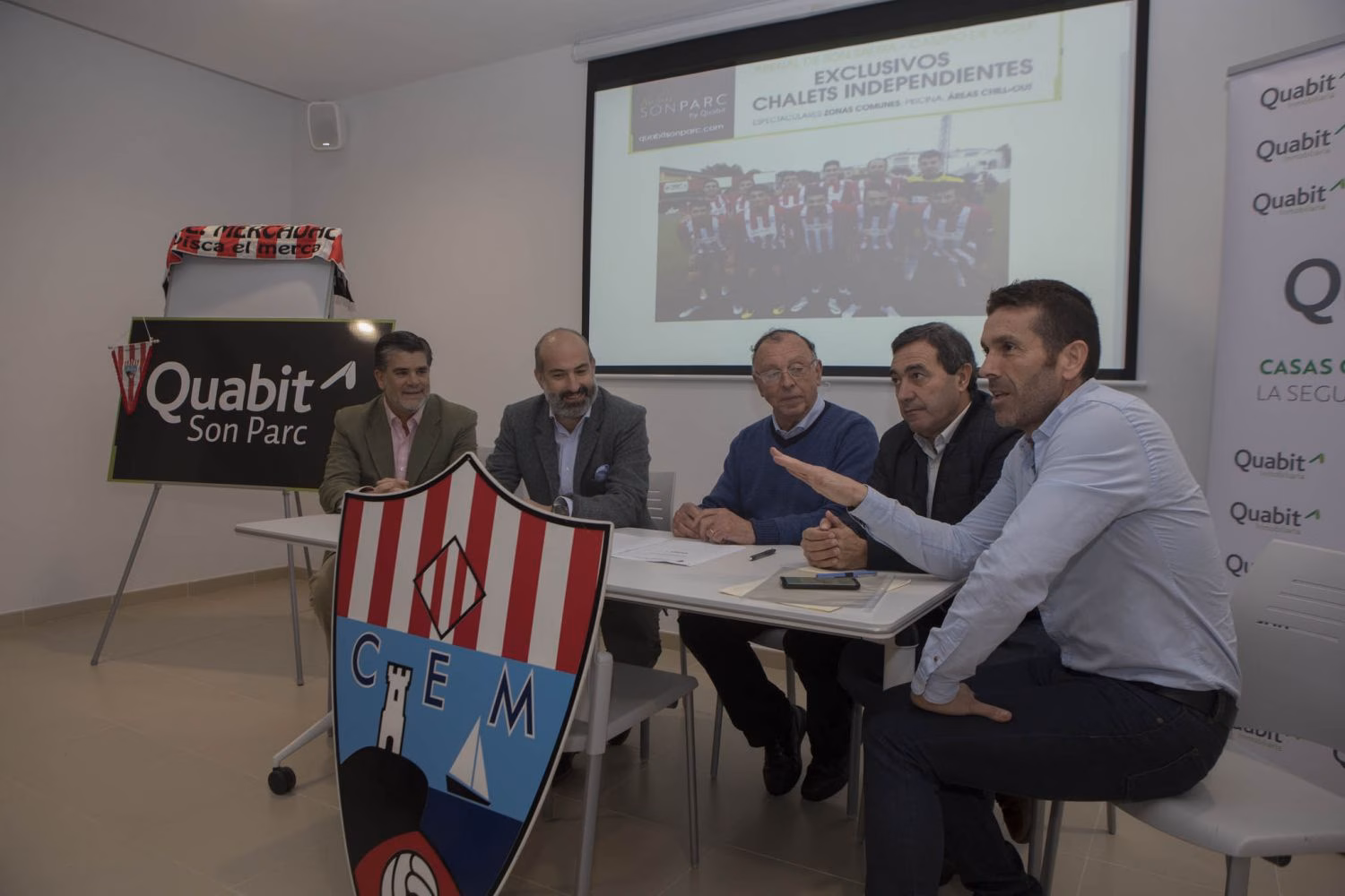 (Fotos) Quabit Inmobiliaria, nuevo patrocinador del Mercadal