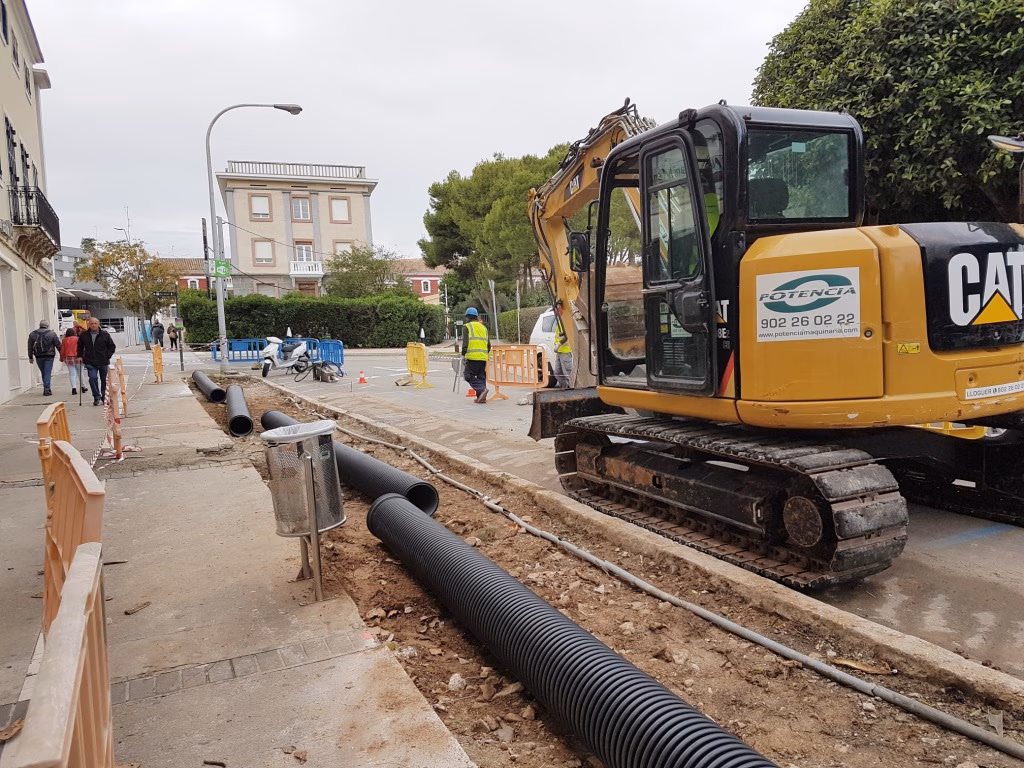 Empiezan las obras en s'Esplanada de Maó