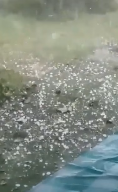 (Vídeo) Así descargó el granizo sobre Menorca