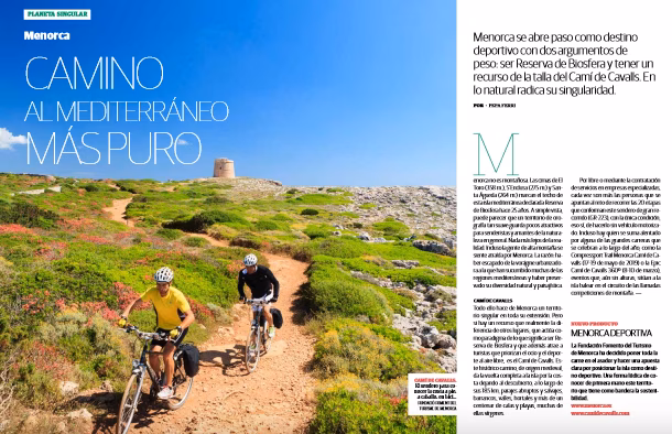 Menorca, en alta mar