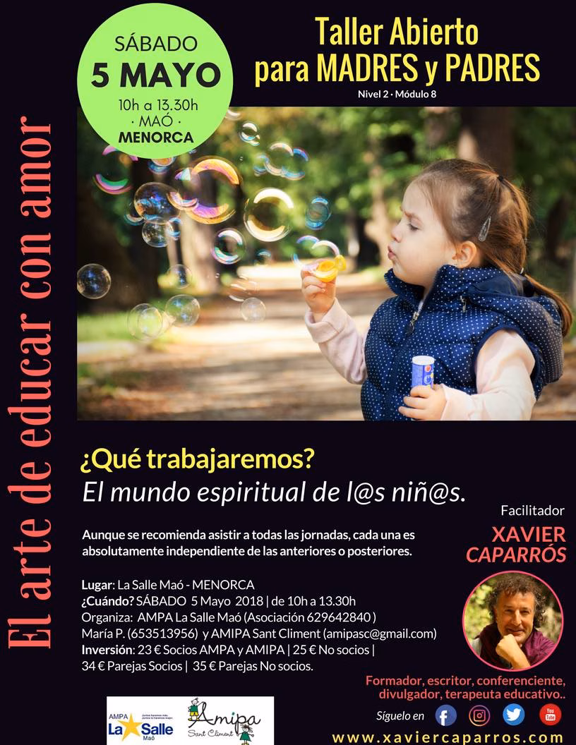 Último taller de Xavier Caparrós en Menorca