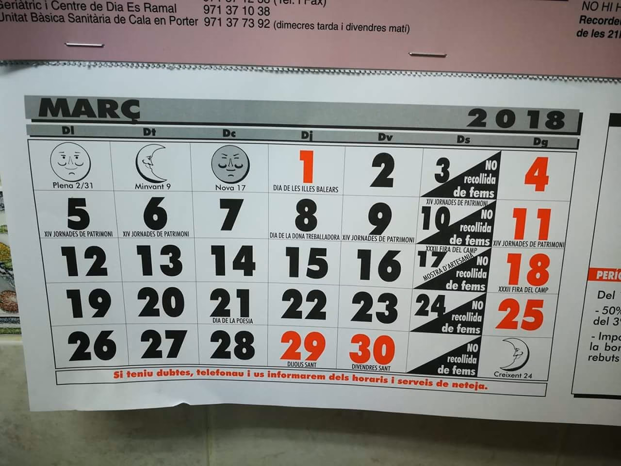 Alaior se queda sin el 31 de marzo