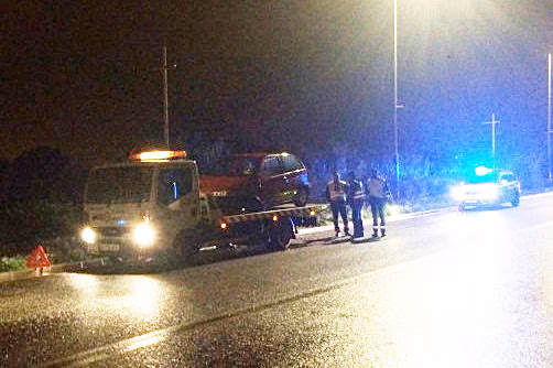 Choque frontal en Sant Lluís