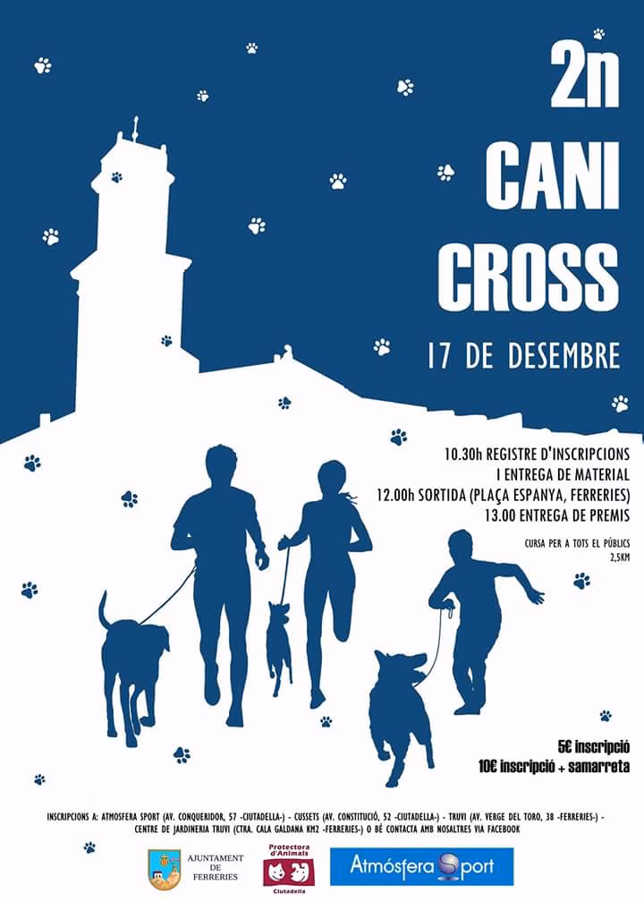 La protectora d'animals de Ciutadella organiza el 2º Canicross en Ferreries