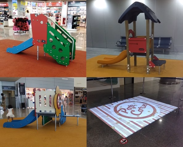 Nuevas zonas de juego en el aeropuerto