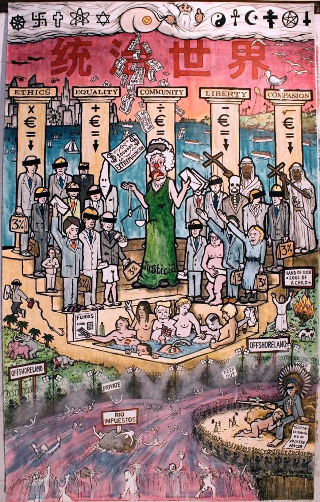 Vincent Russell amenaza con emprender acciones contra el Ajuntament d'Alaior por censurar su cuadro