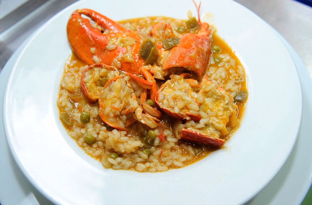 La receta del arroz meloso de bogavante y sepia
