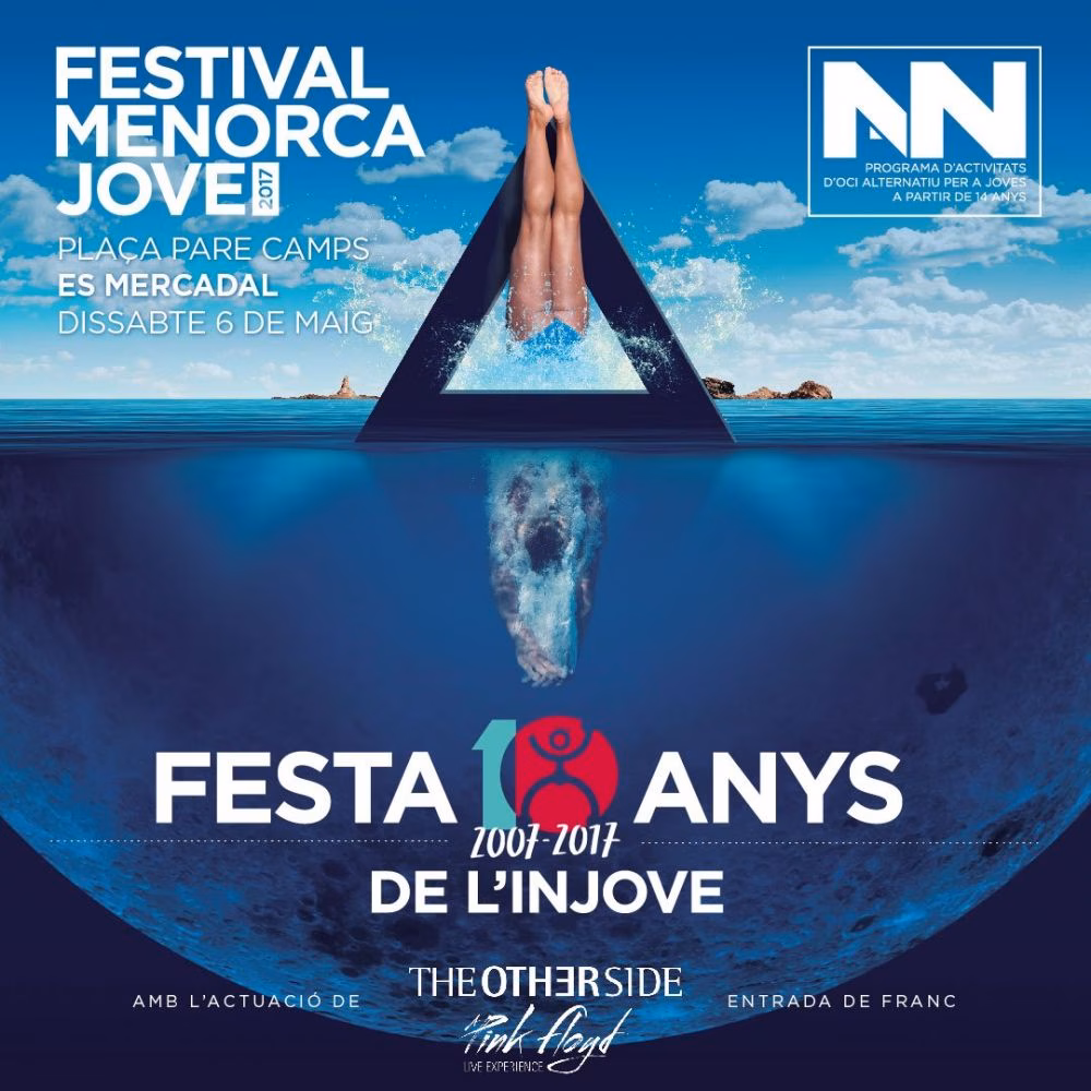 (Vídeo) Cine, música y el tributo a Pink Floyd en el 10º aniversario del Injove Menorca