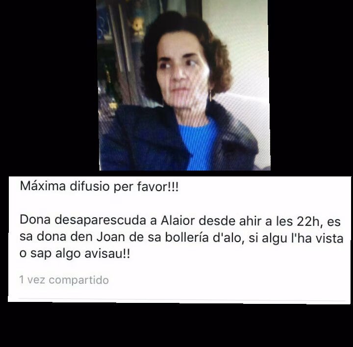 Desaparece una mujer en Alaior