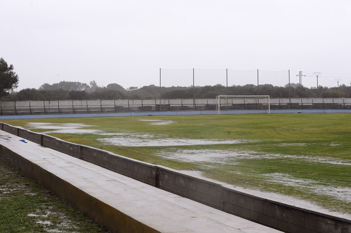 Suspendidos numerosos partidos de fútbol base a causa del mal tiempo