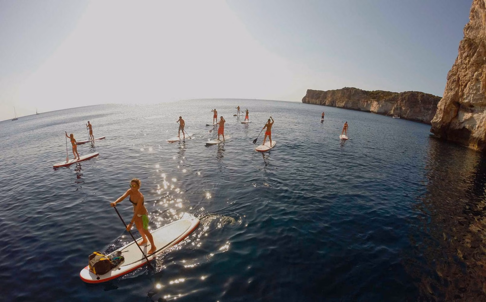 Dar la vuelta a Menorca; ahora en paddle surf