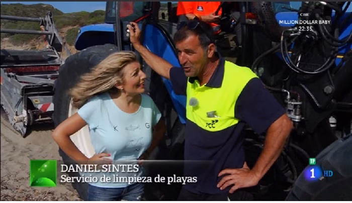 La limpieza de las playas de Menorca llega a RTVE