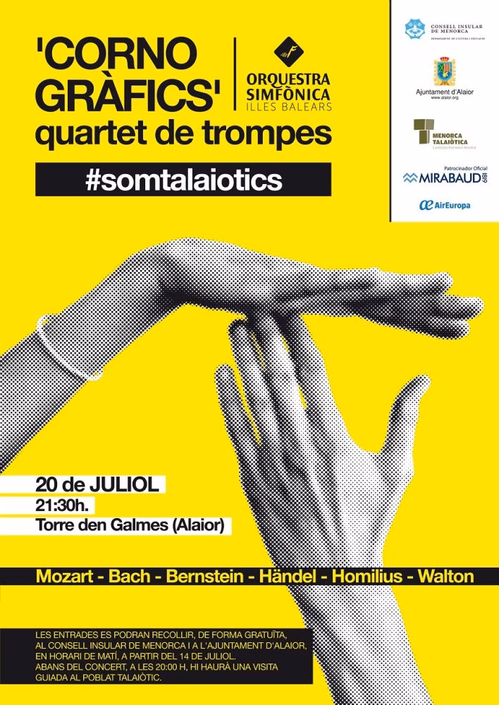 "Cornogràfics": música sinfónica para apoyar a la Menorca Talayótica