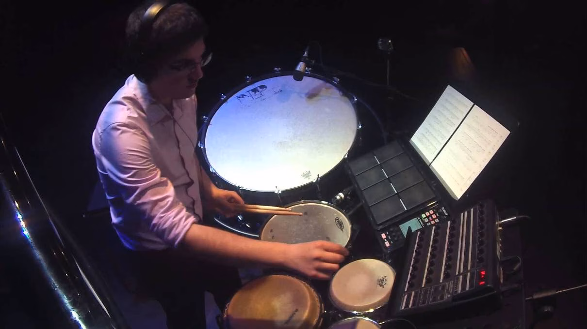 El percusionista Eduard Florit recibe el premio Extraordinario del Conservatori de Balears