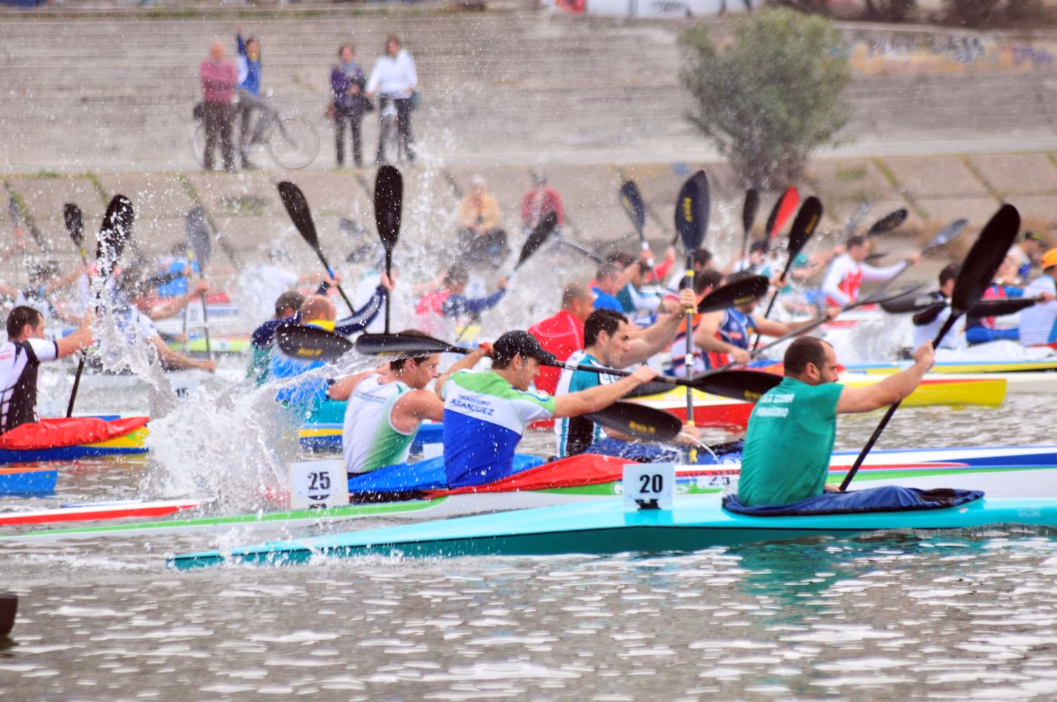 Notables resultados de los palistas menorquines en el Campeonato de España de Piragüismo