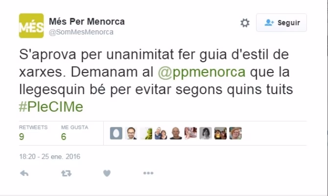 Zasca del equipo de gobierno del Consell a Antoni Camps por su tuit