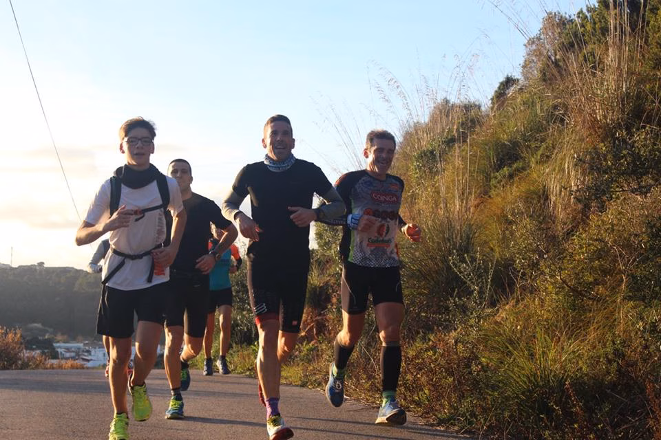 Espectacular entrenamiento en los "5 Cims" de Ferreries