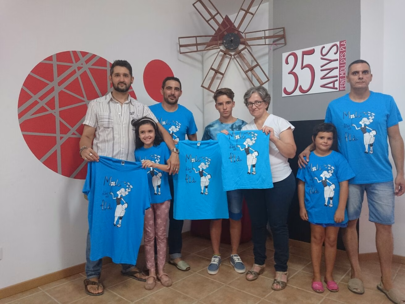 Aspanob recibirá los beneficios de la primera camiseta solidaria del "Molí des Pla"