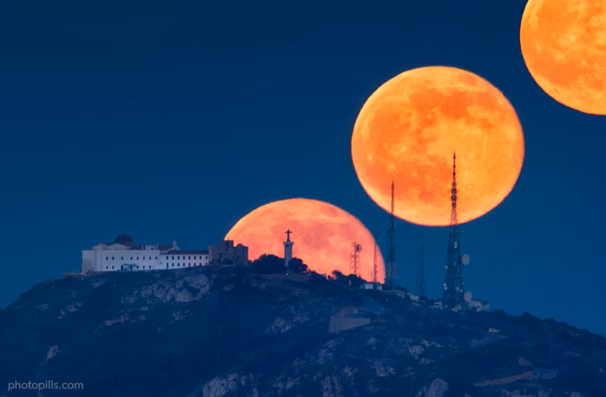 La Superluna que despide agosto en Menorca