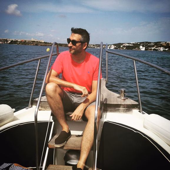 Frank Blanco: zapeando sus vacaciones en Menorca