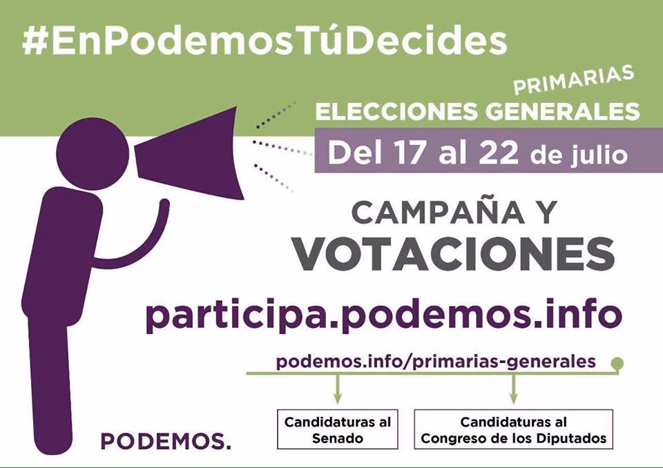 Podemos Menorca no tiene un precandidato para optar al Senado