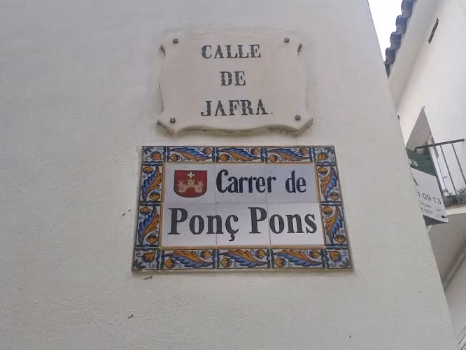 Sitges dedica unos días una calle a Ponç Pons